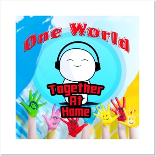 One World Together At Home Posters and Art